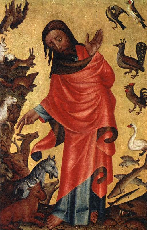 MASTER Bertram Creation of the Animals, panel from Grabow Altarpiece st oil painting picture